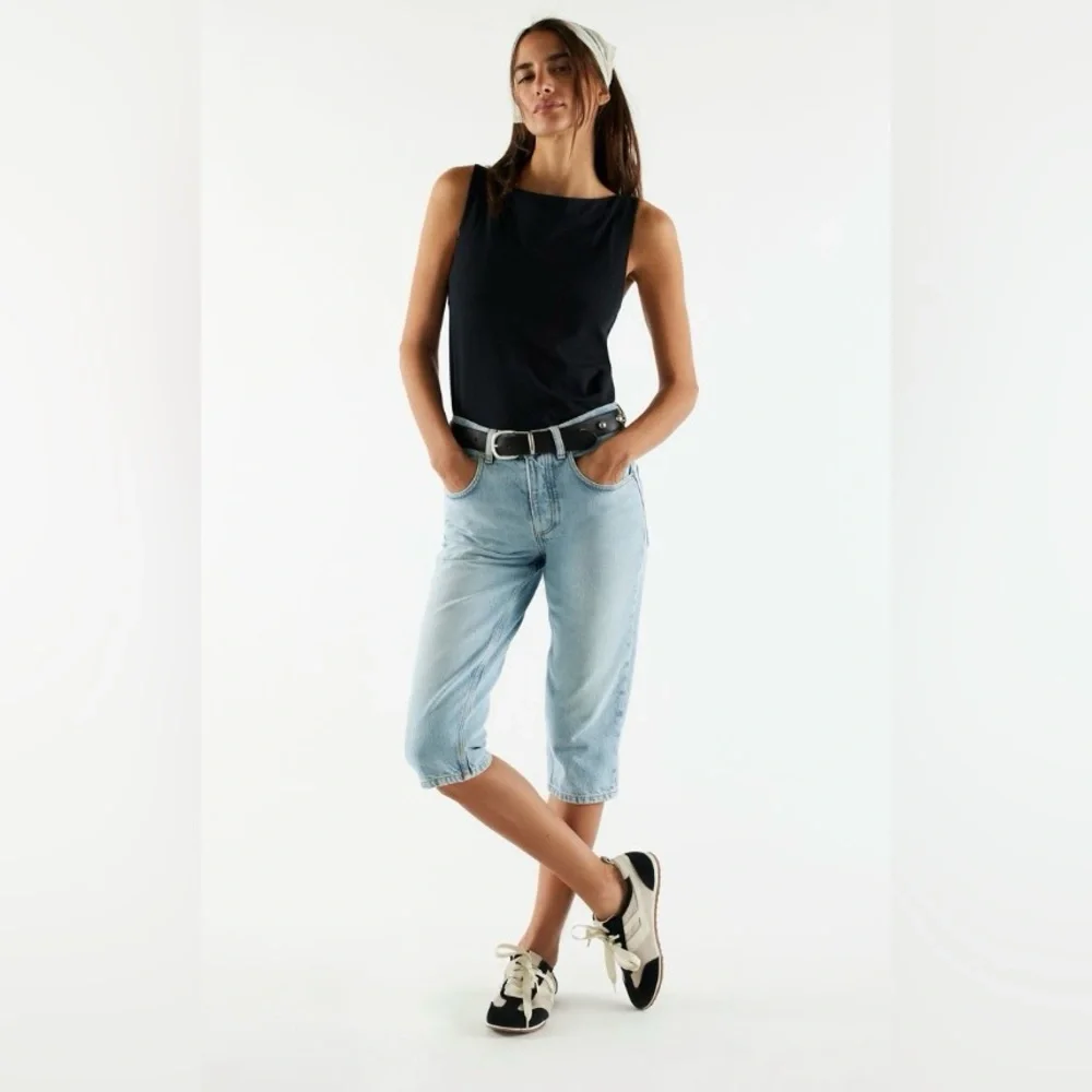 We The Free Boat-Neck Muscle Tank ~ NWT ~ XS ~ Black ~ Free People - Picture 1 of 12